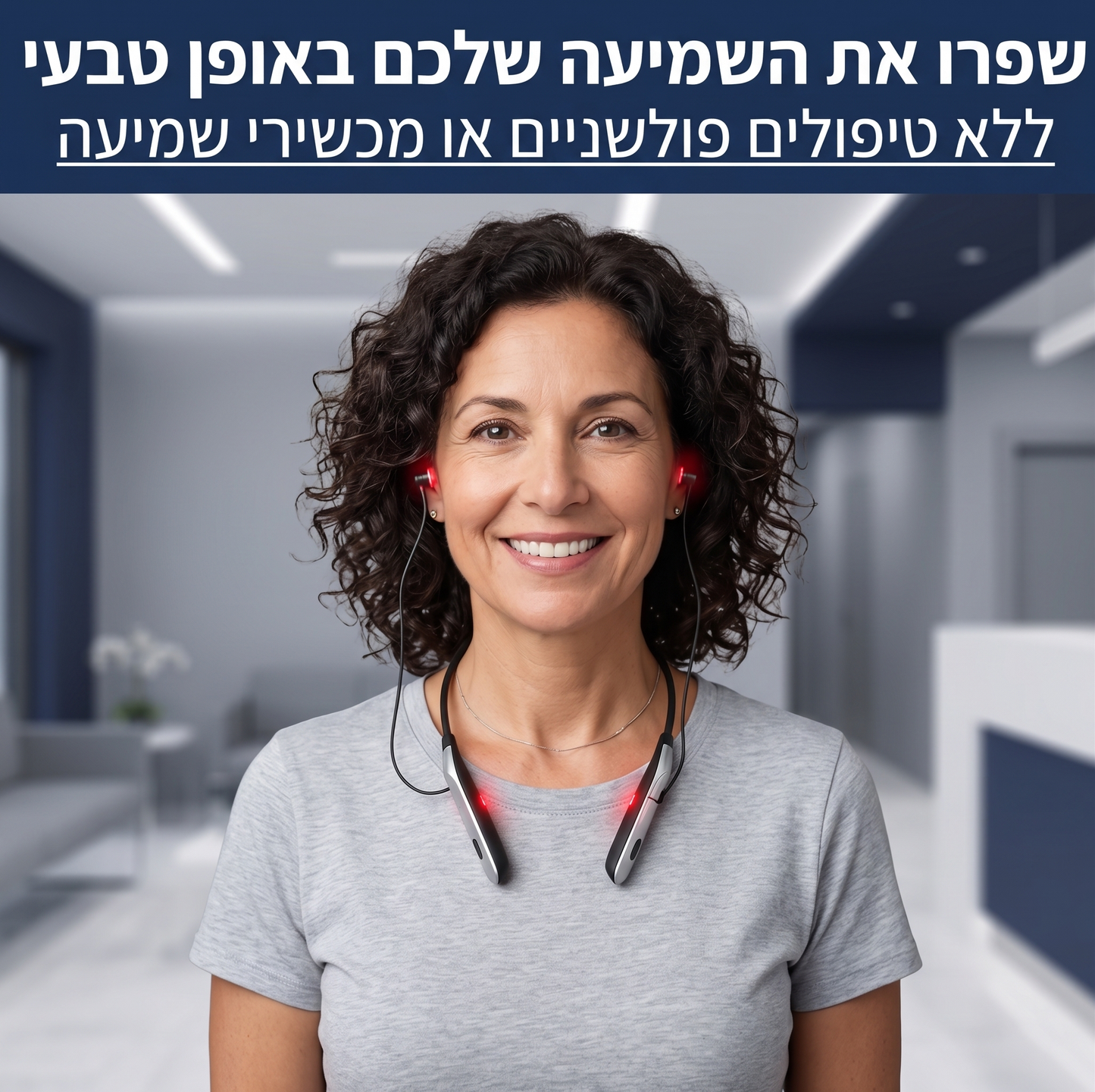 Avora Hear – אוזניות אור אדום מתקדמות לטיפול בטינטון ושיפור השמיעה